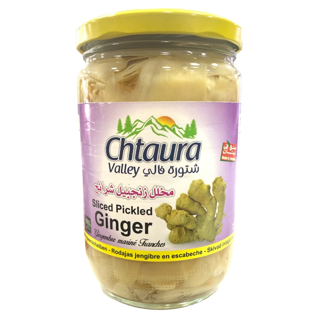 SLICED PICKLED GINGER CHTAURA VALLEY 660GR