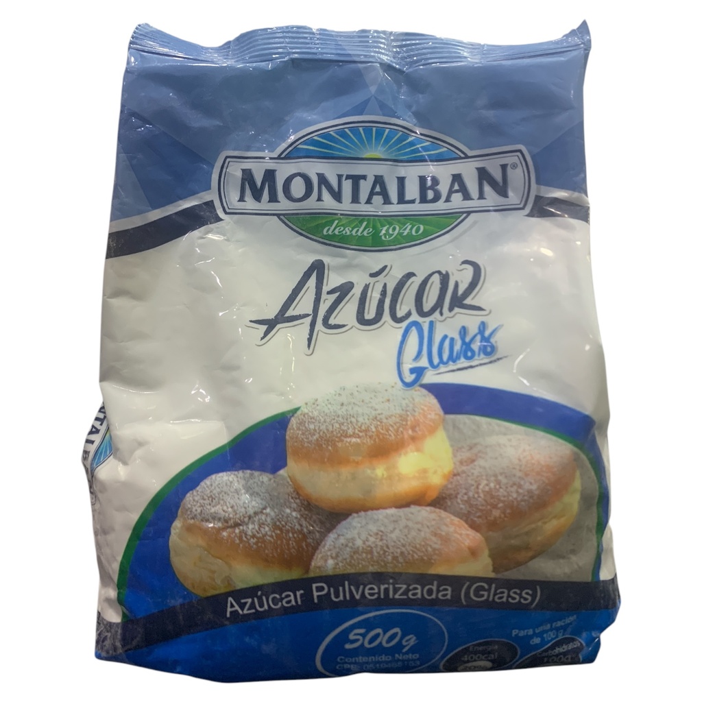 AZUCAR GLASS 500GR MONTALBAN