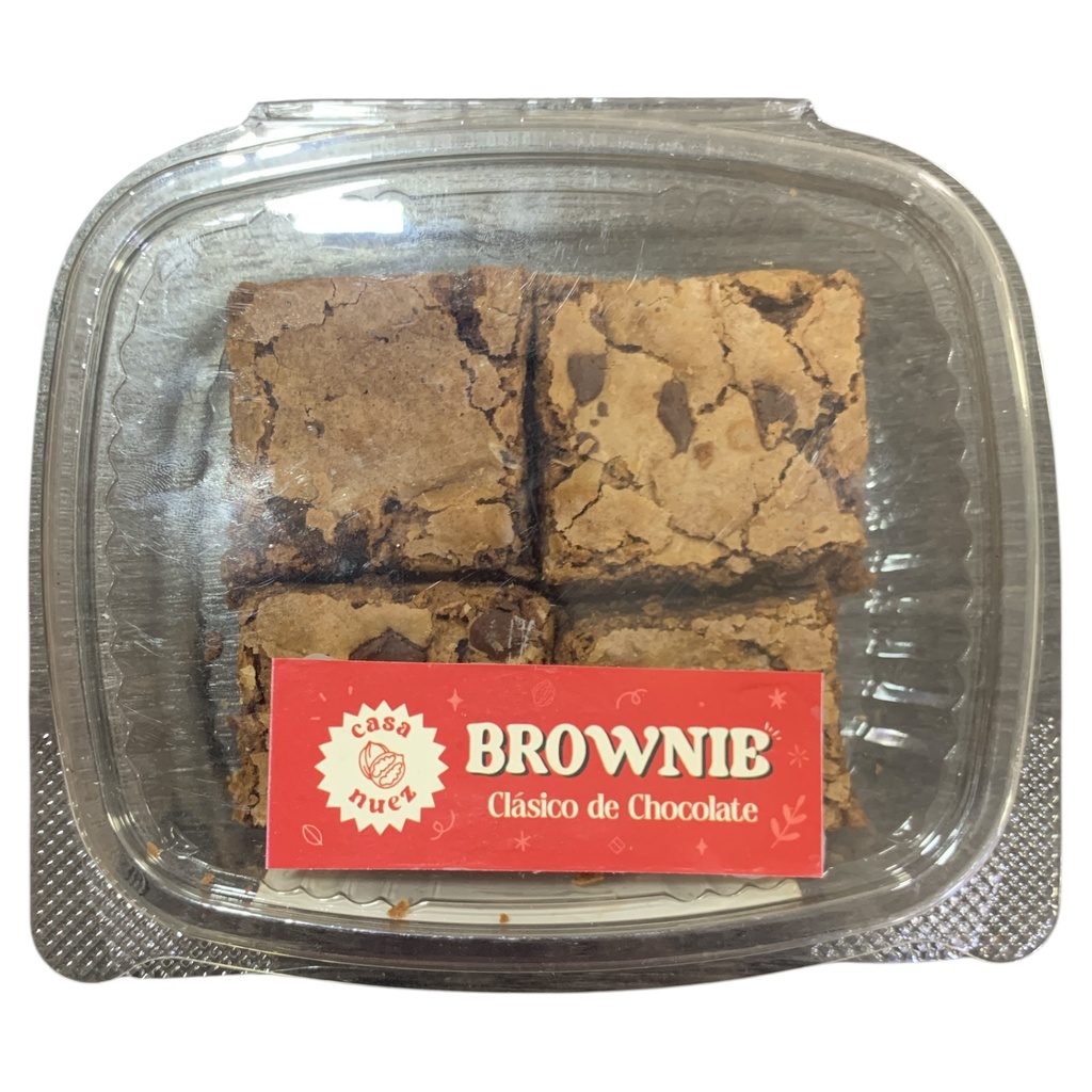 BROWNIE CLASICO DE CHOCOLATE X BANDEJA