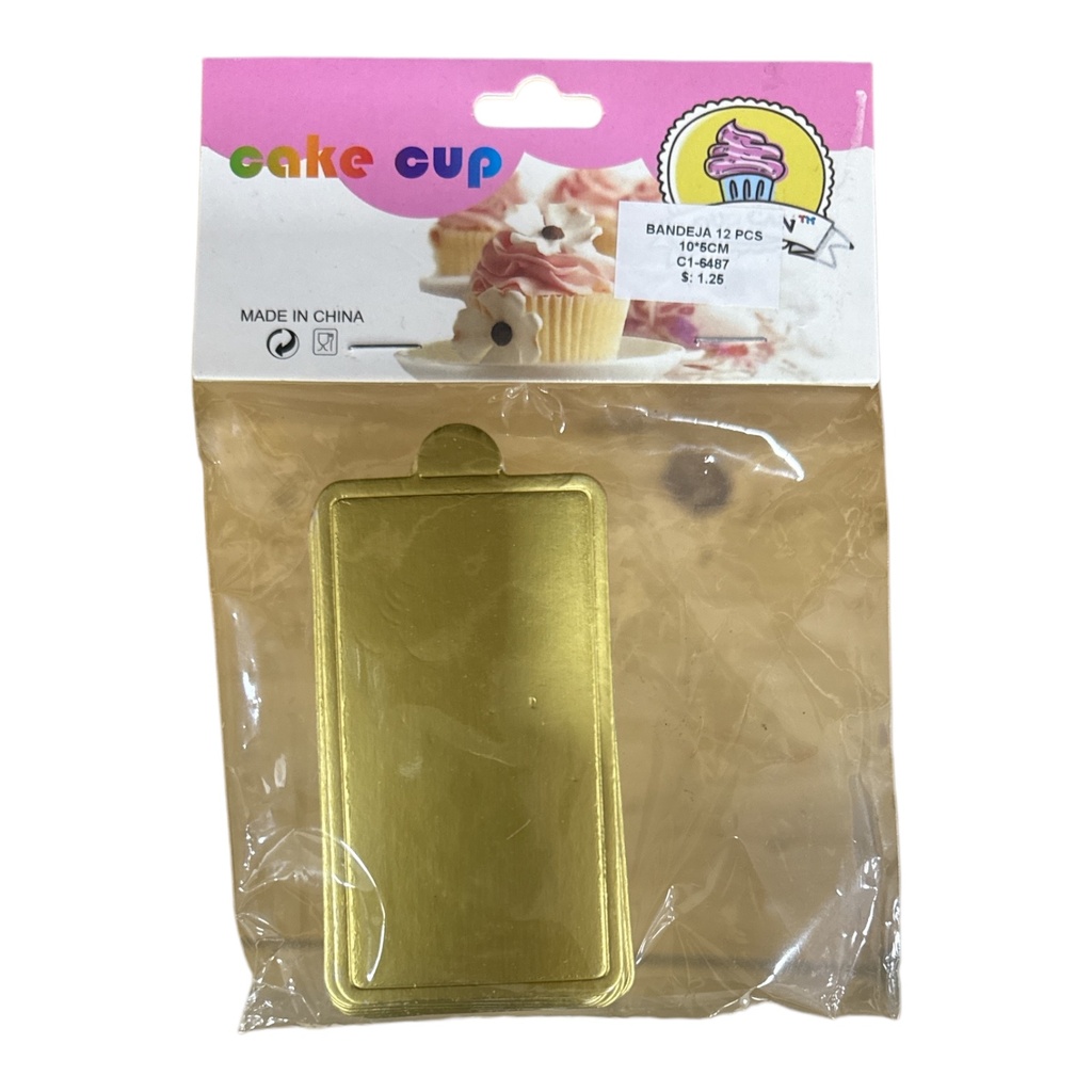 BANDEJITA TARTA 12 PCS 10*5CM C1-647 DUO CAN