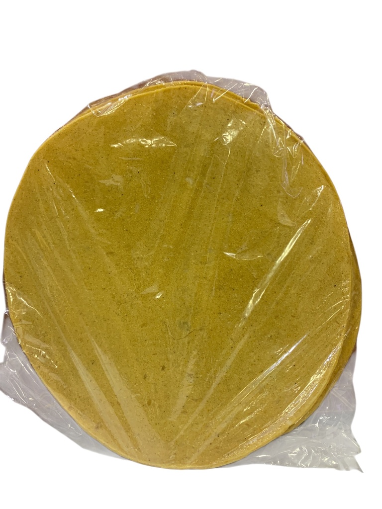 TORTILLAS HORNEADAS DE MAIZ Y YUCA GRANDE PAQUETE DE 6UND