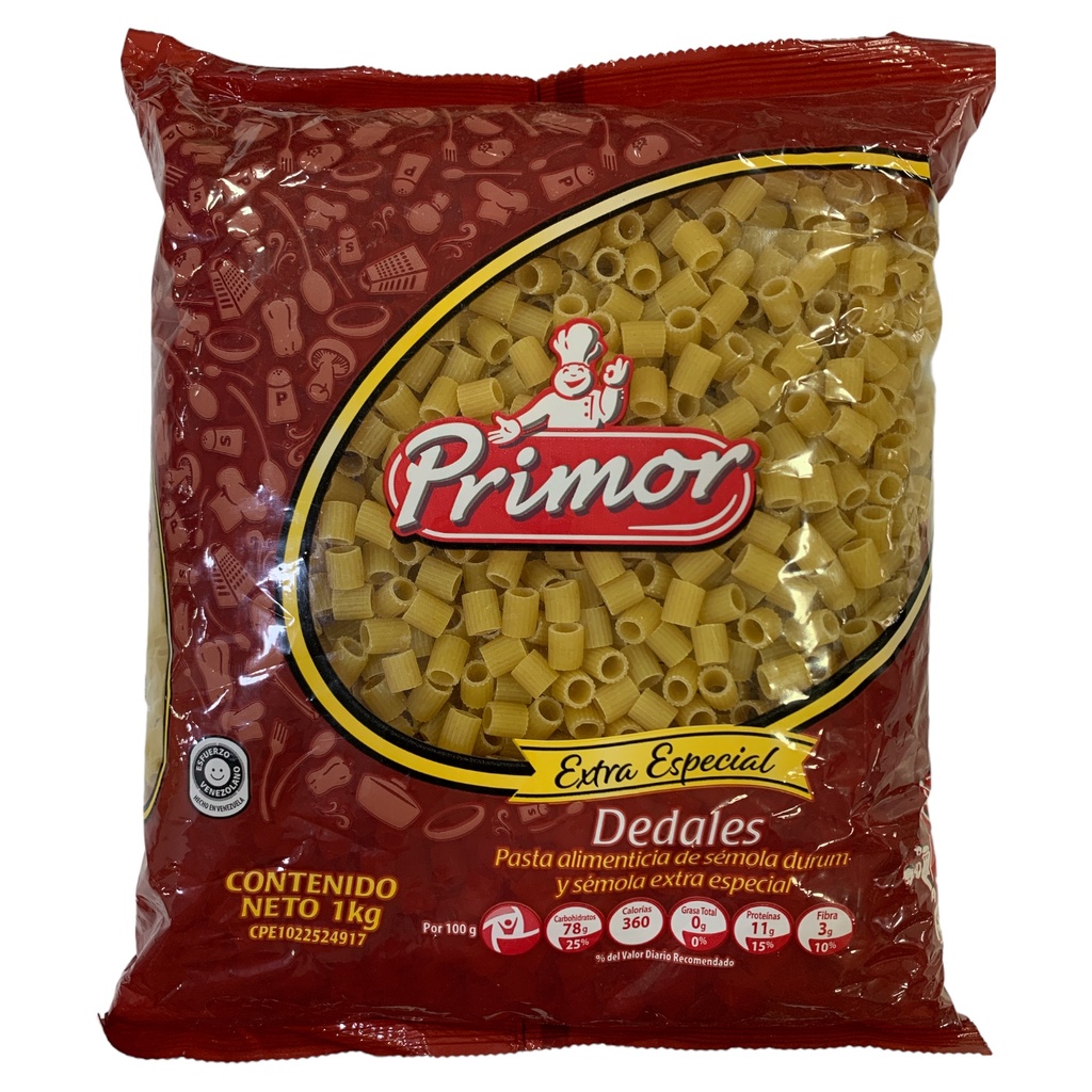PASTA PRIMOR DEDALES EXTRA ESPECIAL 1 KG