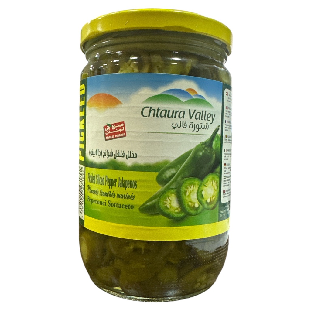 JALAPENOS REBANADOS PICLED SLICED PEPPER CHTAURA VALLEY 660GR