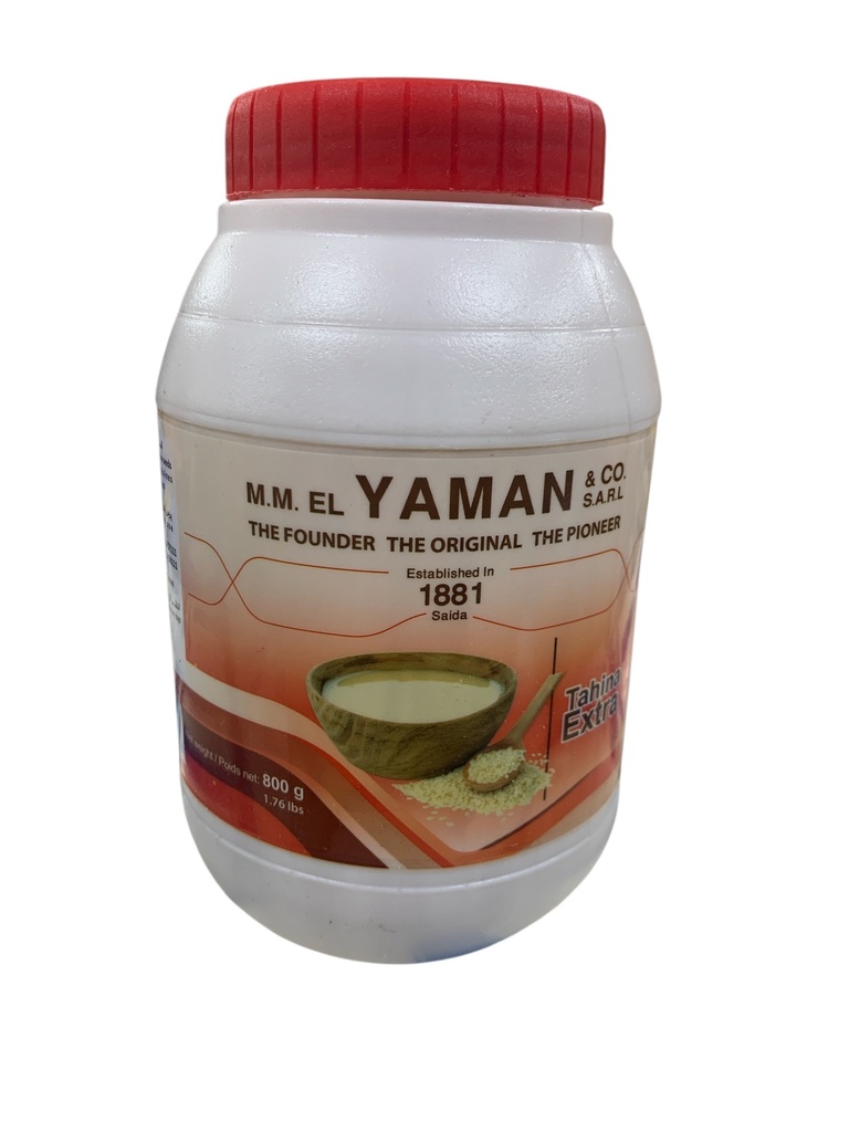 TAHINA CREMA DE AJONJOLI EL YAMAN 800GR