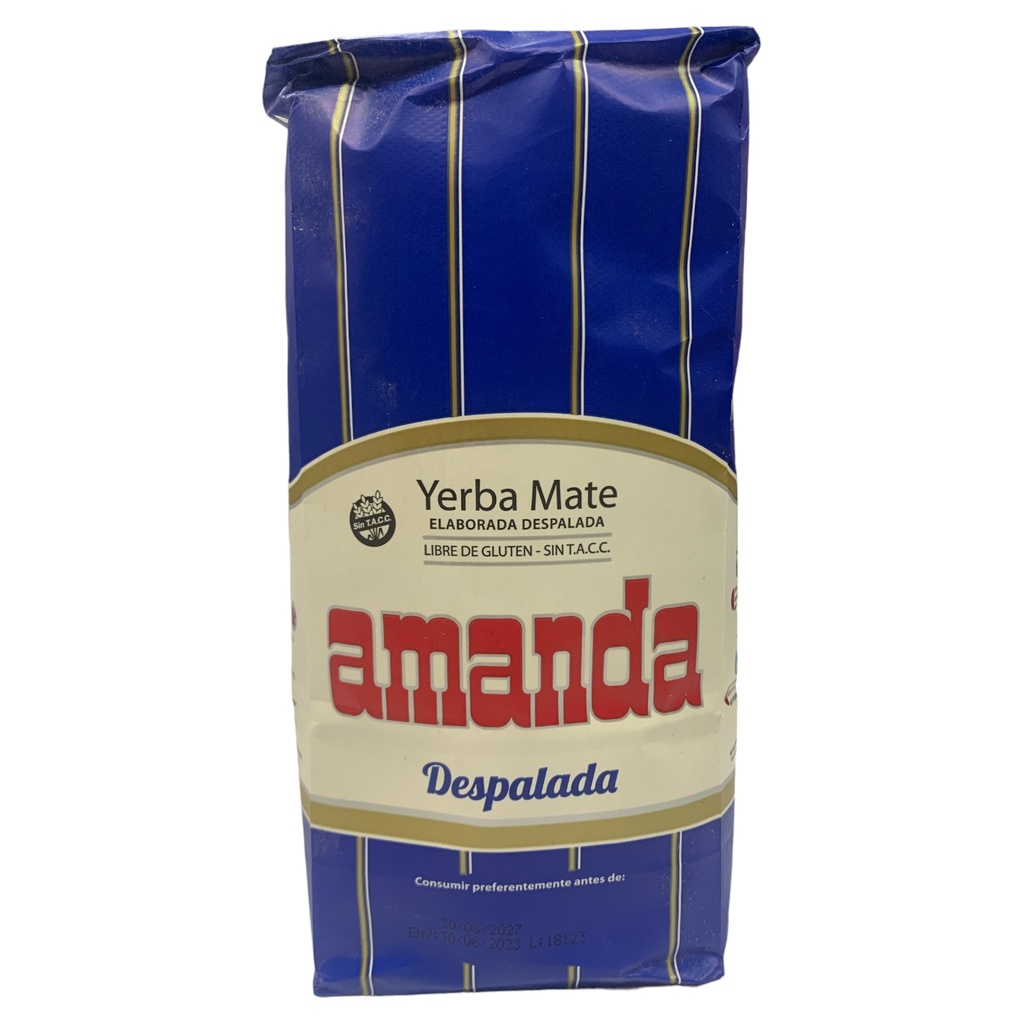 YERBA MATE AMANDA DESPALADA 500GR