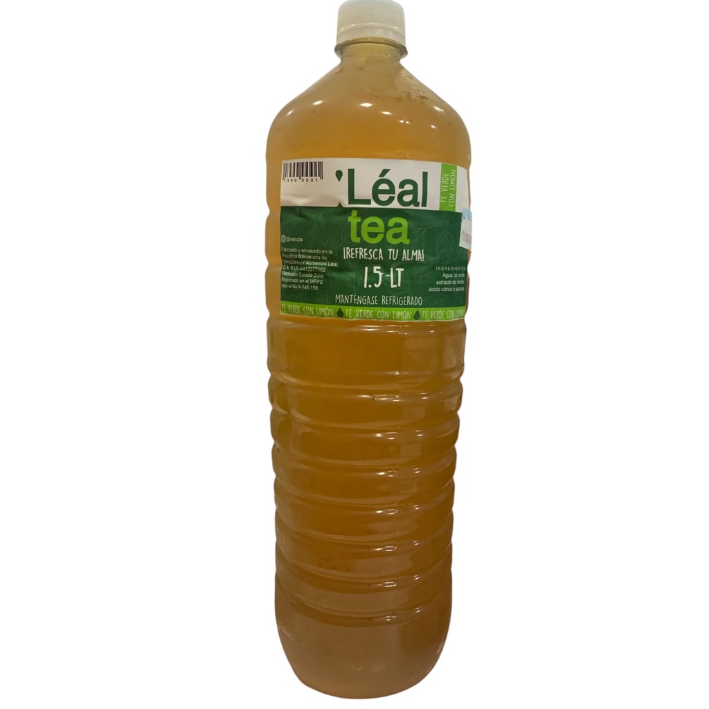 TE VERDE CON LIMON LEAL TEA 1.5 L