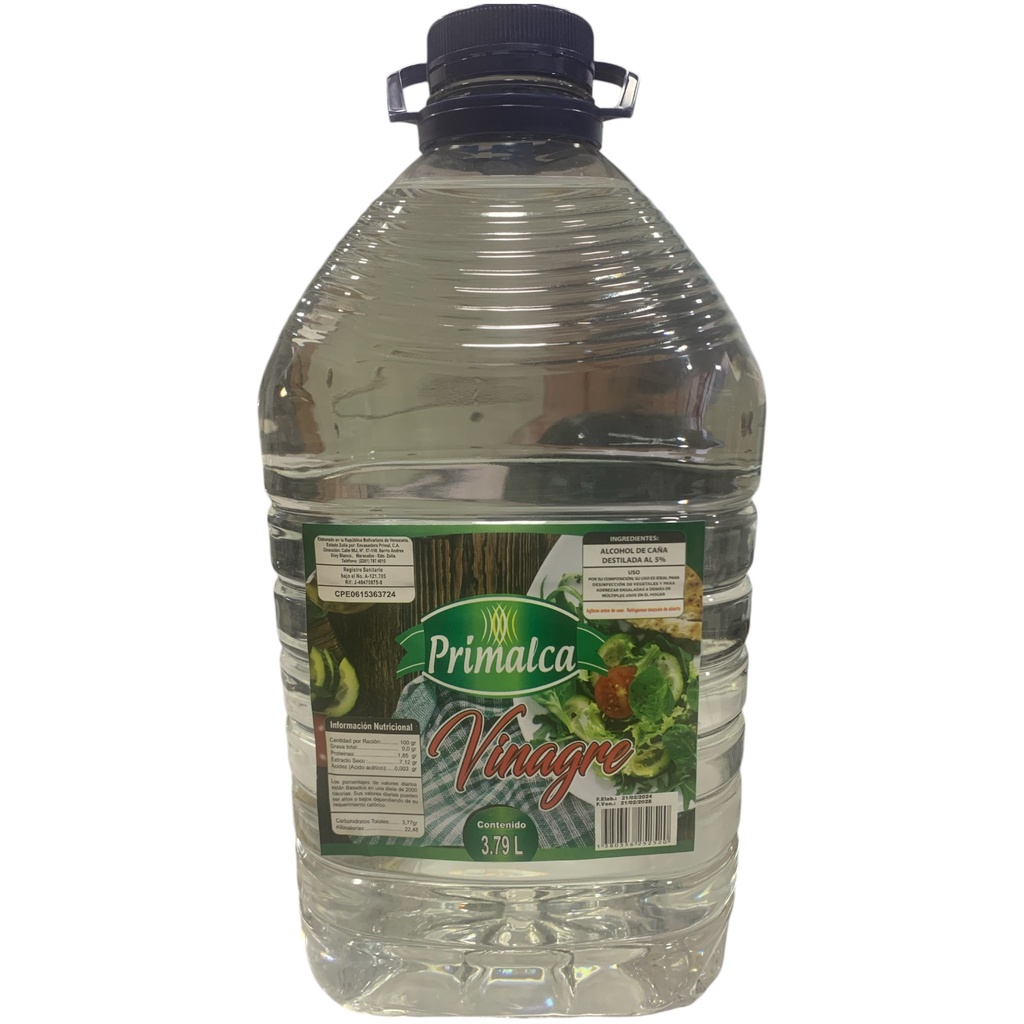 VINAGRE PRIMALCA AL 5% 3.79L