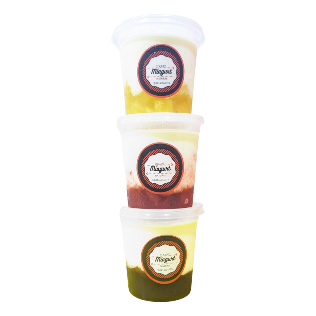 YOGURT VARIADO MIAGURT (FRESA,PIÑA,CIRUELAS Y NATURAL)