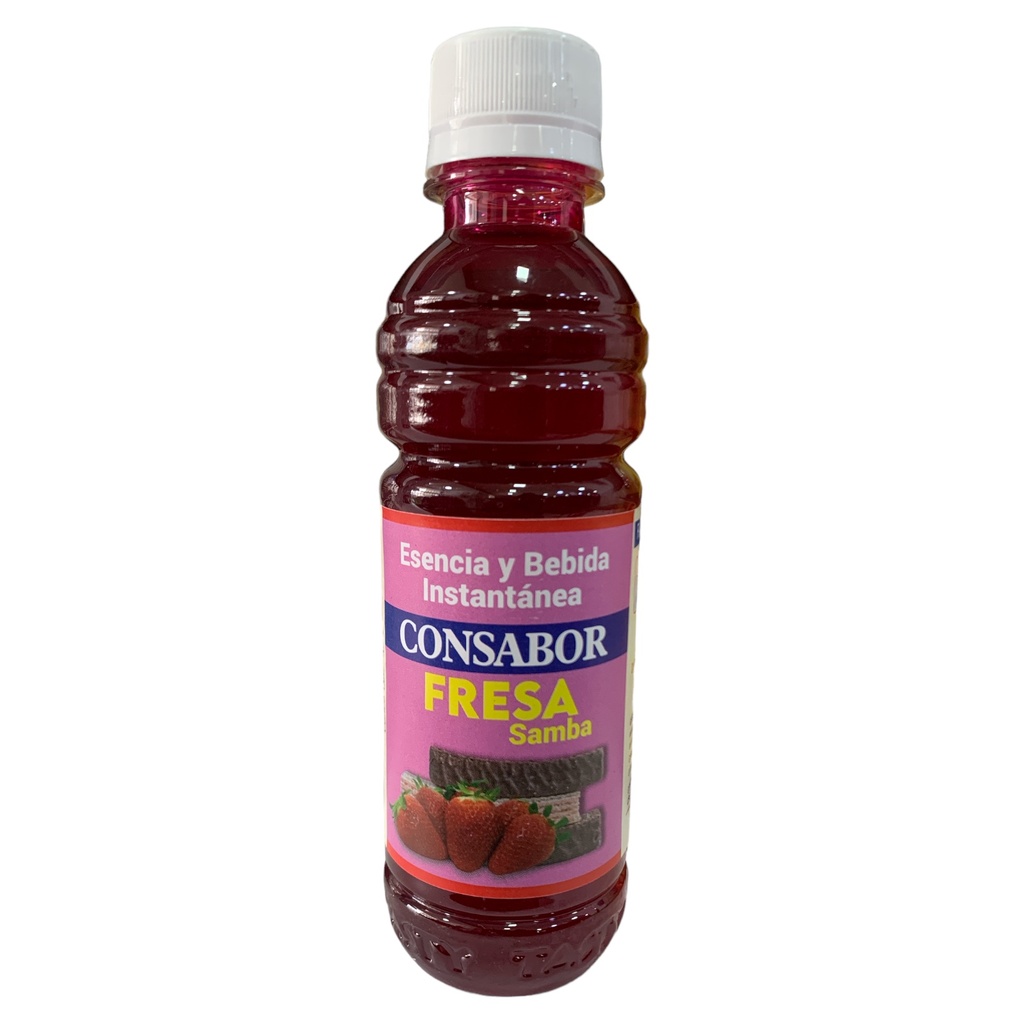 ESENCIA Y BEBIDA CONSABOR A FRESA SAMBA 212 ML