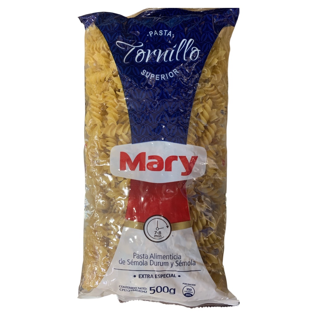 PASTA MARY TORNILLO PREMIUN 500 GR