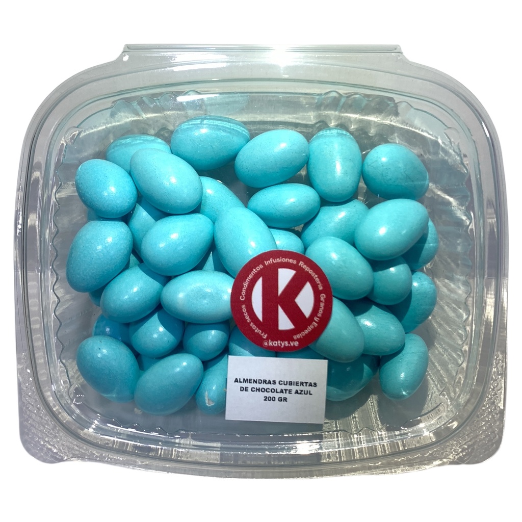 ALMENDRAS CUBIERTAS CON CHOCOLATE AZUL X KG