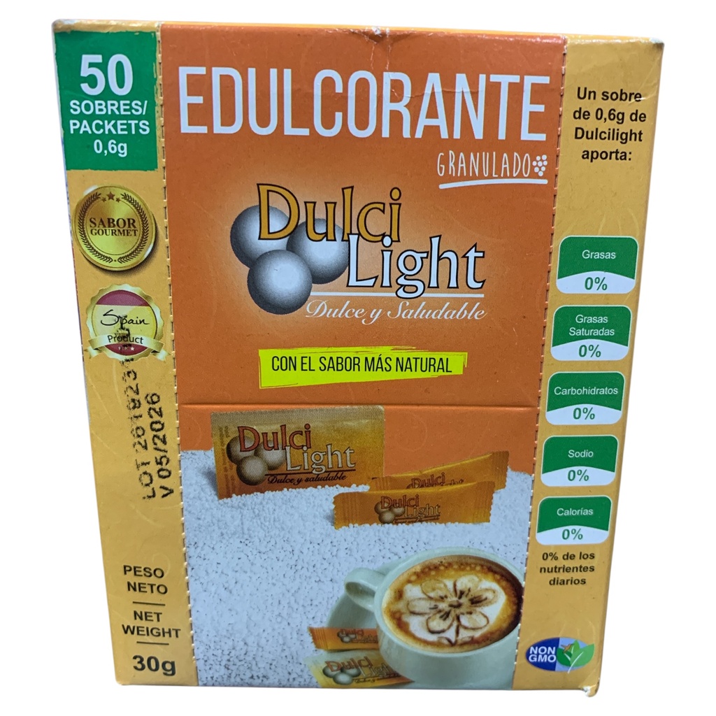 ENDULCORANTE GRANULADO 50SOB DULCI LIGHT
