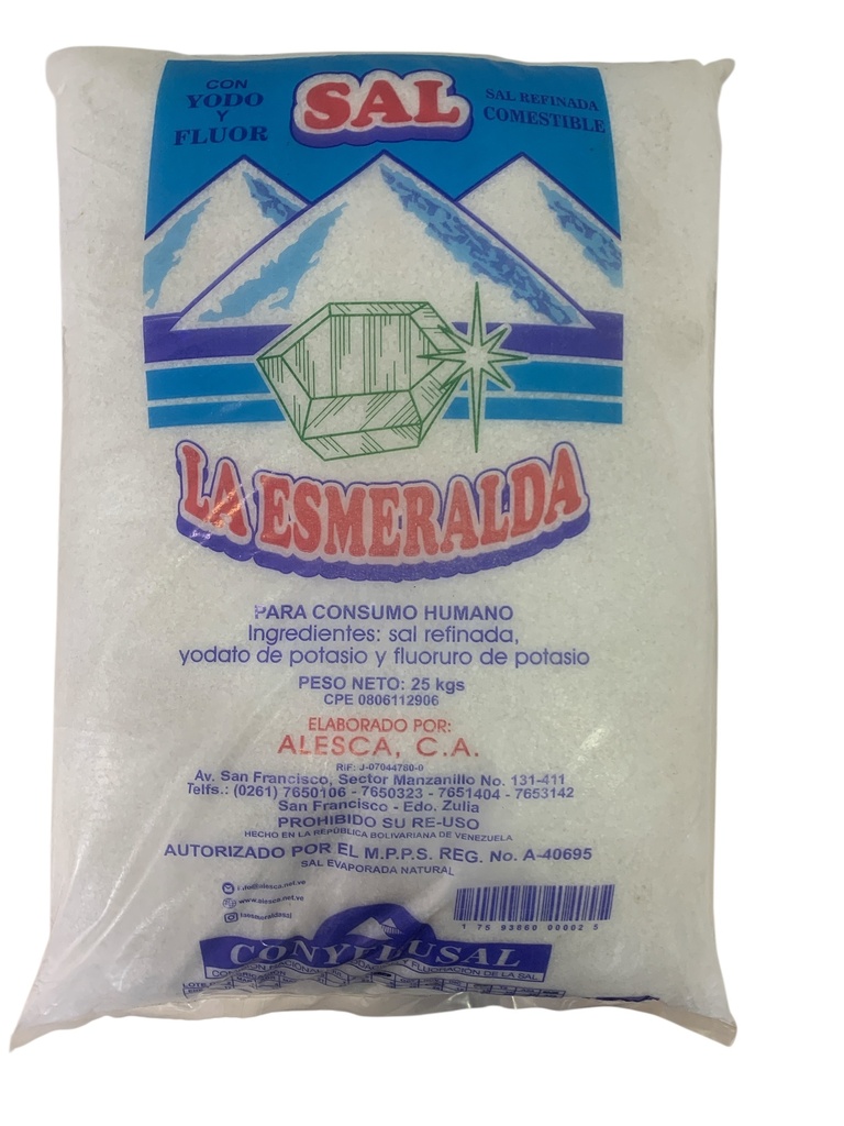 SAL MARINA GRUESA LA ESMERALDA X KG