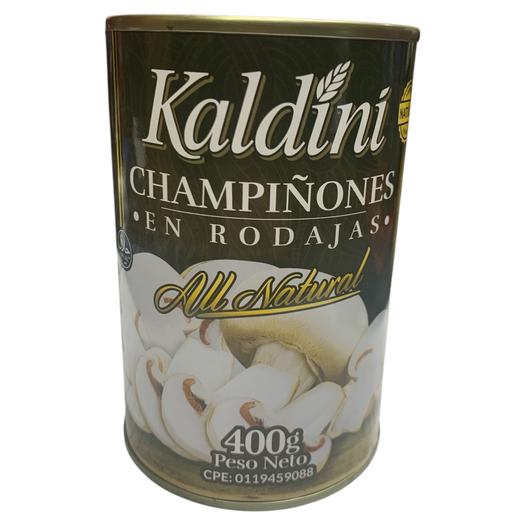 CHAMPIÑONES EN RODAJAS KALDINI 400GR