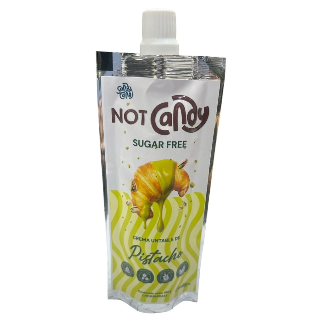CREMA UNTABLE DE PISTACHO NOT CANDY SUGAR FREE 100GR