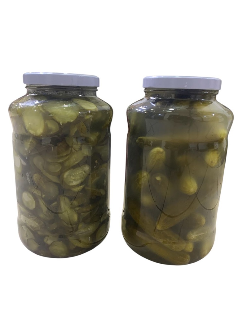 ENCURTIDO DE PEPINILLOS ENTEROS Y EN RODAJAS X KG