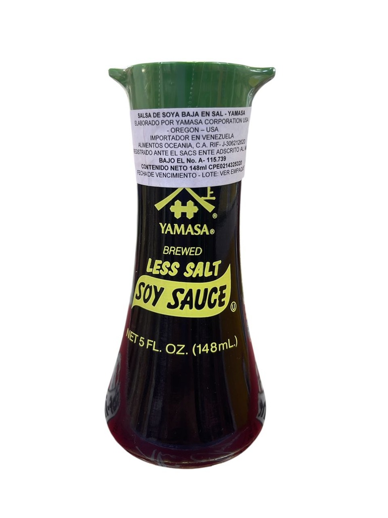SALSA DE SOYA BAJA EN SAL YAMASA OCEANIA 148GR