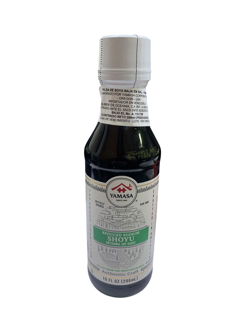SALSA DE SOYA BAJA EN SAL - YAMASA OCEANIA 296ML