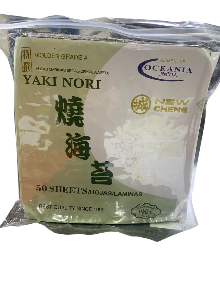 ALGA SECA-YAKI NORI 50 HOJAS/LAMINAS OCEANIA