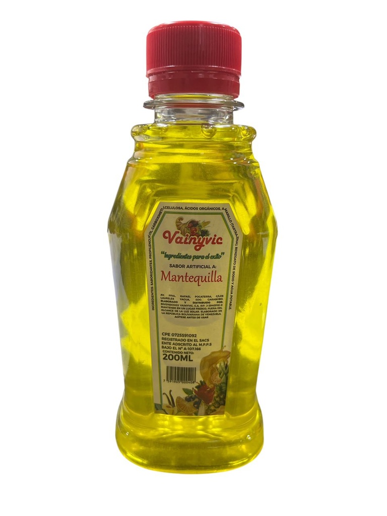 ESENCIA MANTEQUILLA 200ML VAINYVIC