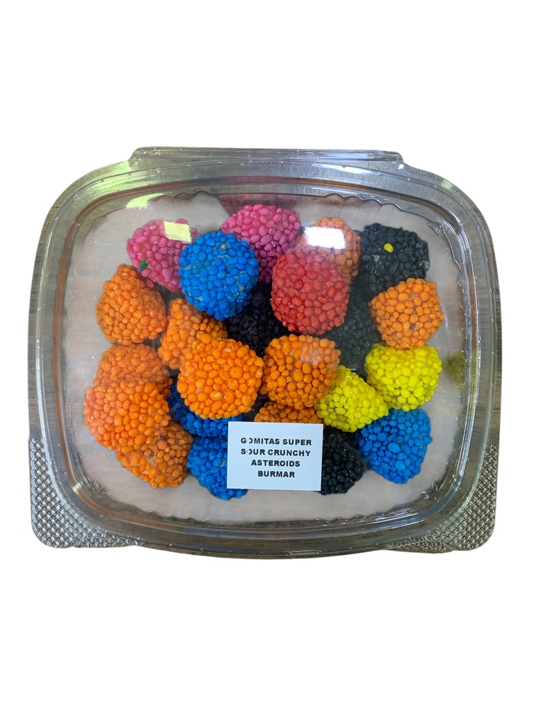 GOMITAS SUPER SOUR CRUNCHY ASTEROIDS BURMAR X KG