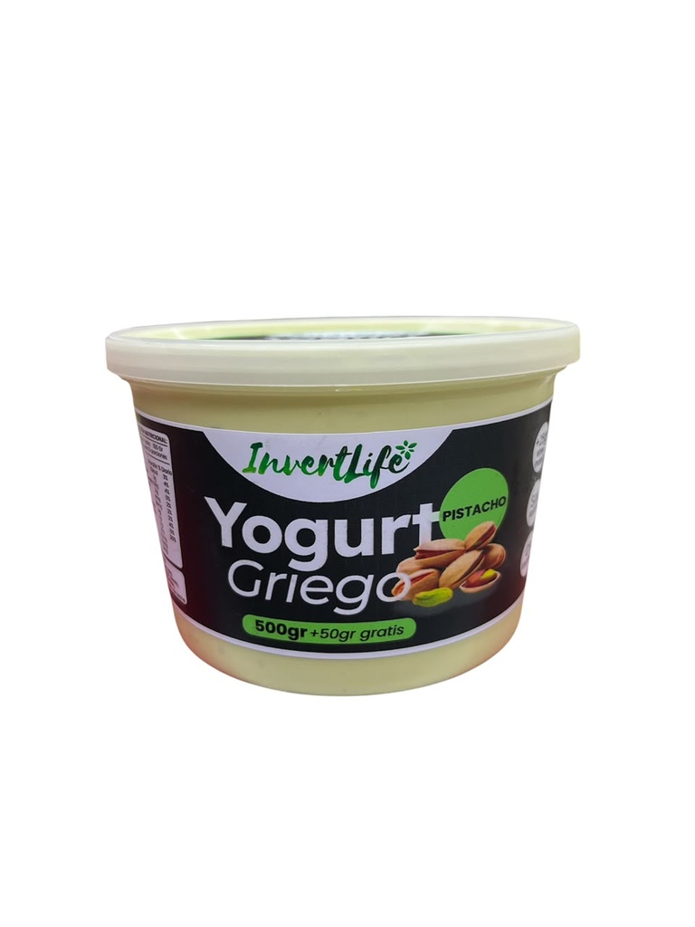 YOGURT GRIEGO PISTACHO INVERTLIFE 500GR