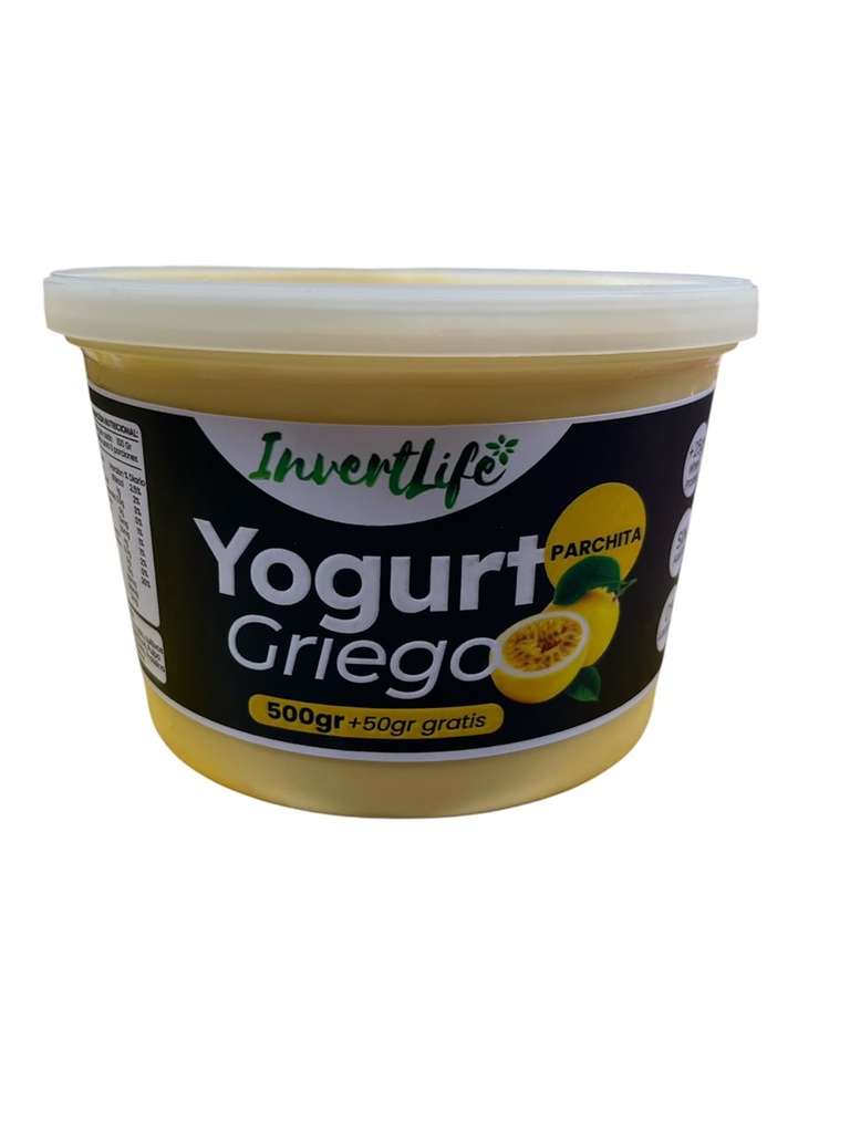 YOGURT GRIEGO PARCHITA INVERTLIFE 500GR