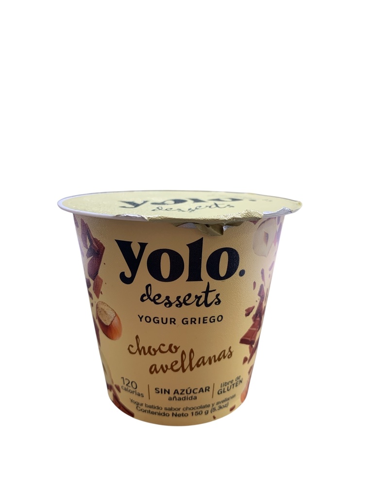 YOGURT GRIEGO BATIDO CHOCO AVELLANAS YOLO 150GR