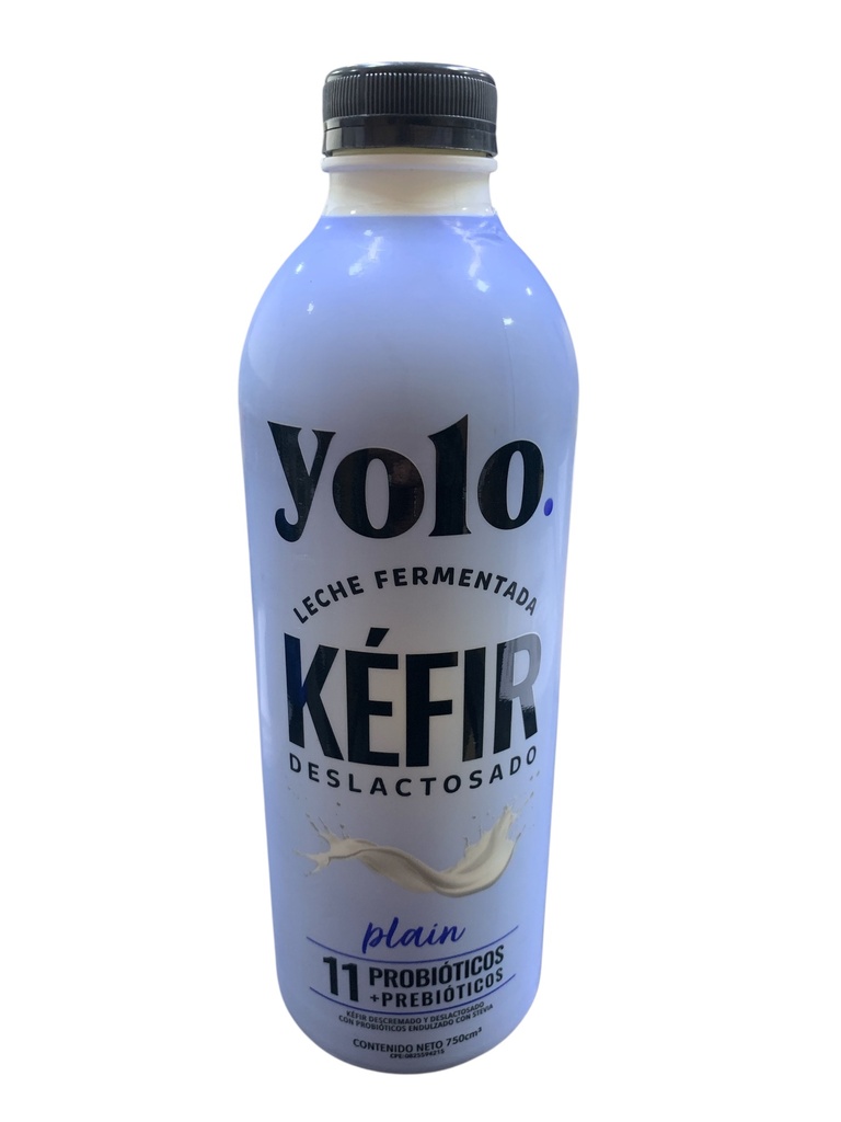 YOGURT KEFIR PLAIN YOLO 750ML