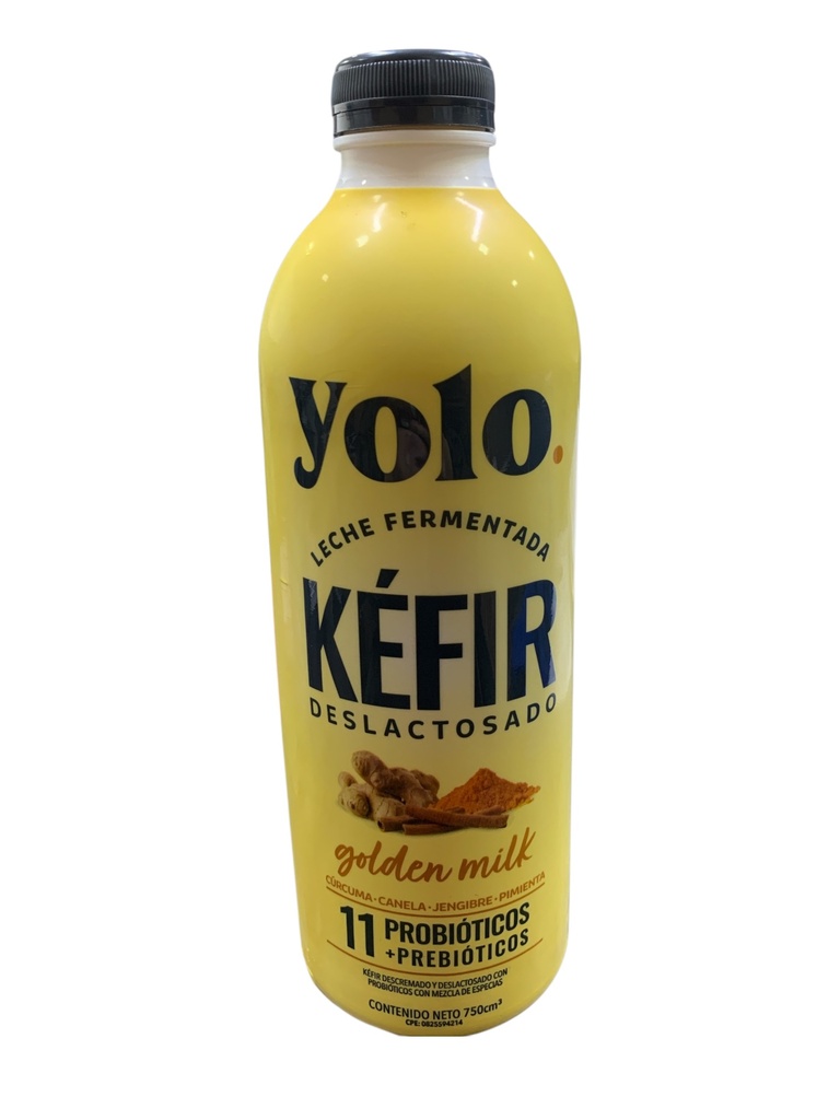 YOGURT KEFIR GOLDEN MILK YOLO 750ML