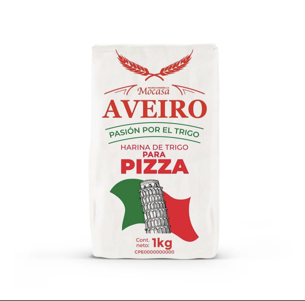 HARINA DE TRIGO PARA PIZZA AVEIRO 1KG