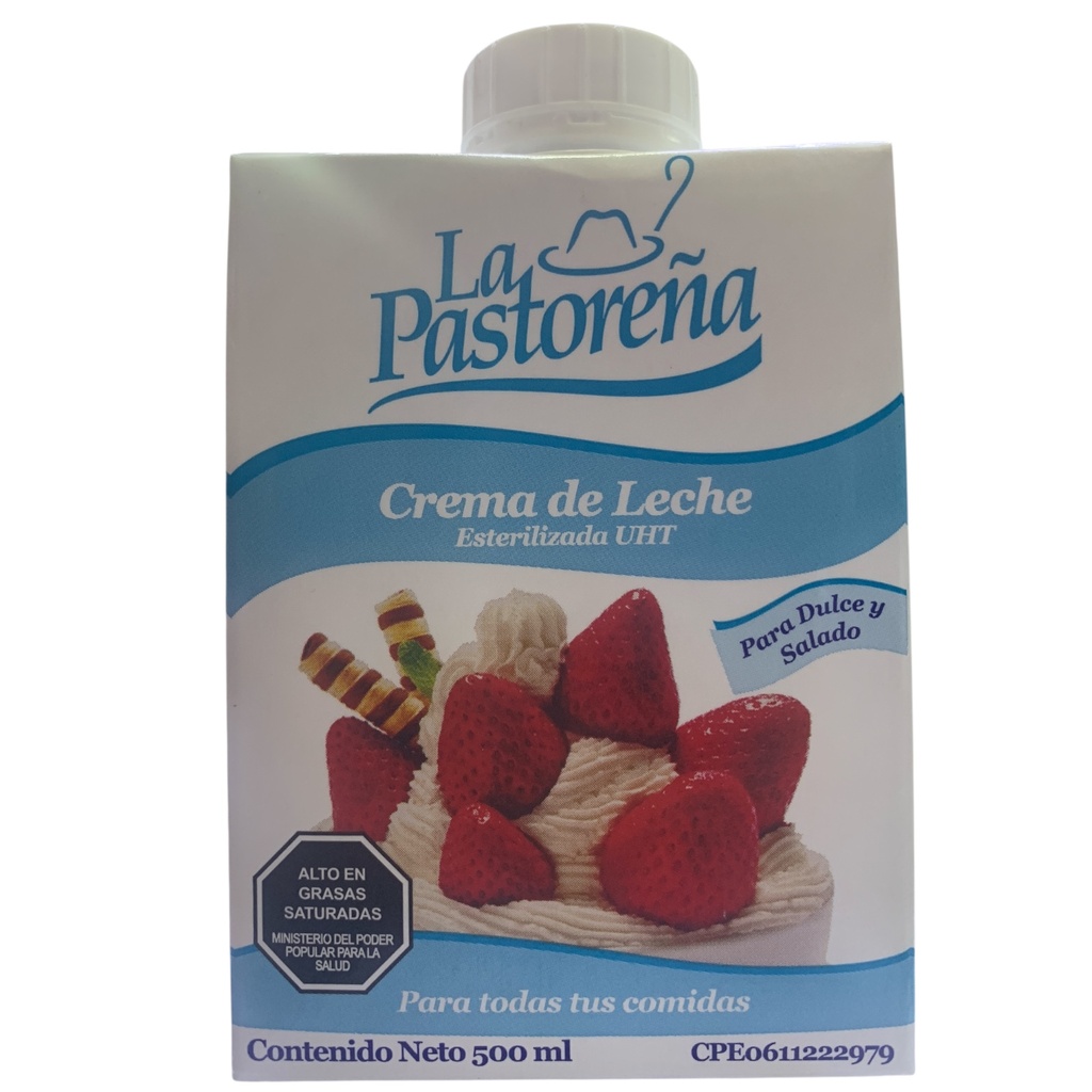 CREMA DE LECHE LA PASTOREÑA 500ML