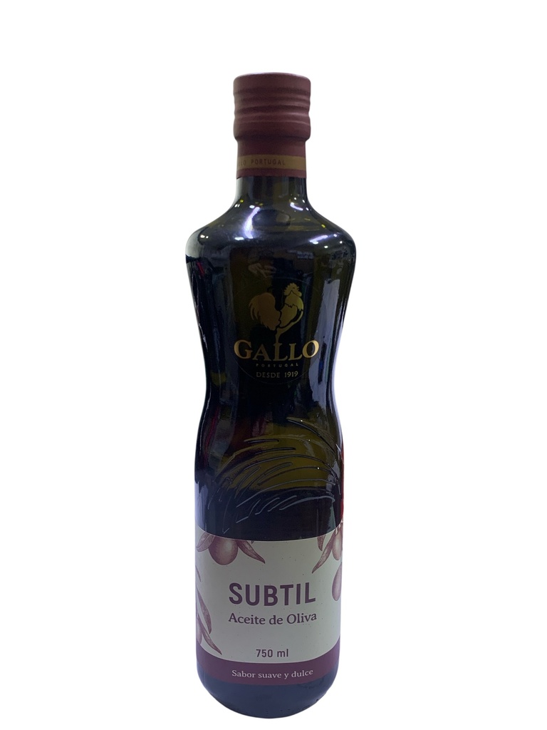 ACEITE DE OLIVA PURO GALLO BOTELLA 750ML