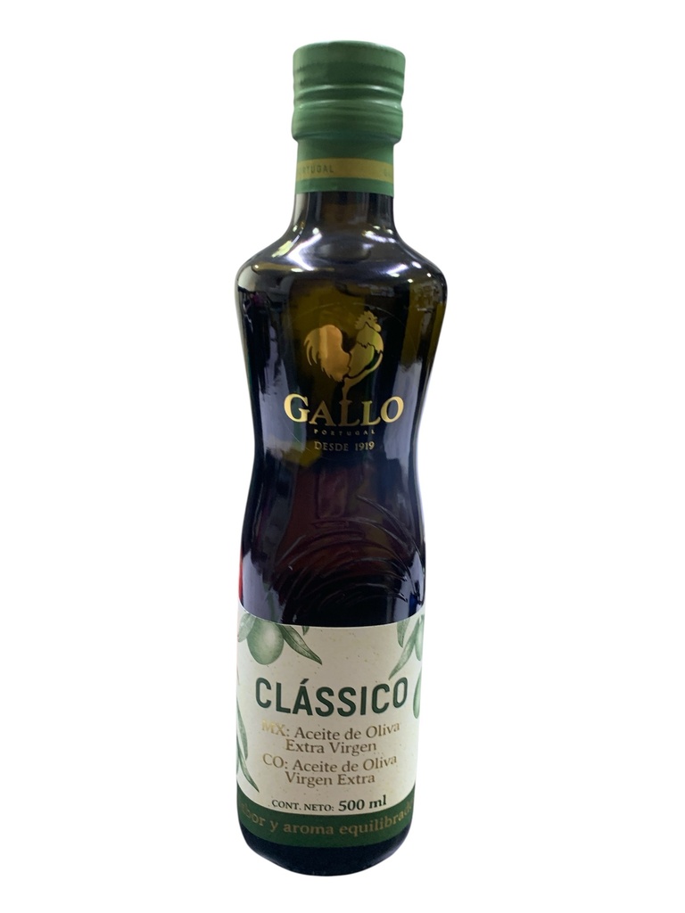 ACEITE DE OLIVA EXTRA VIRGEN GALLO BOTELLA 500ML