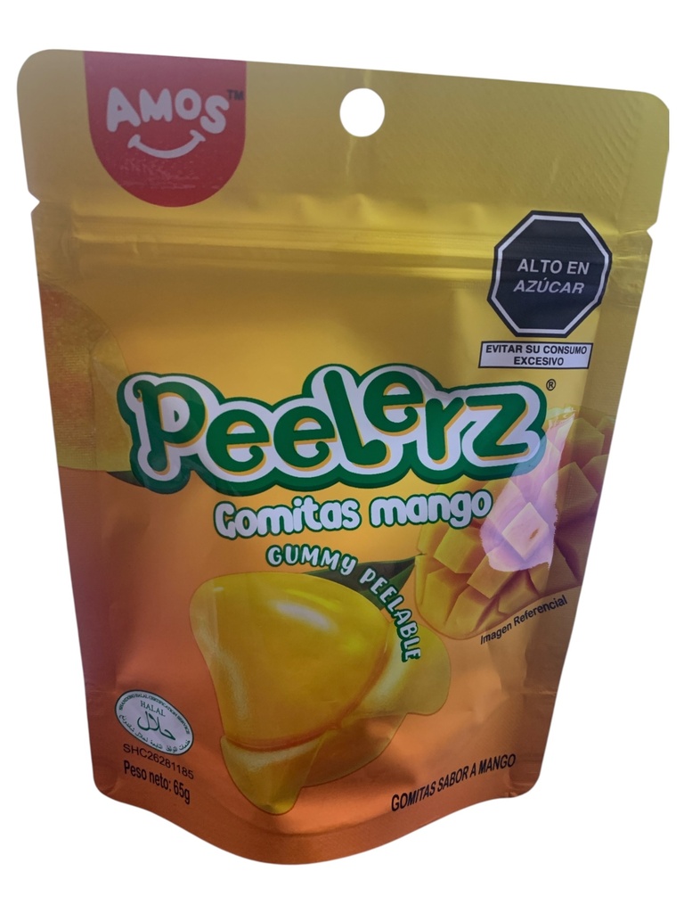 AMOS PEELERZ GUMMY MANGO 65G