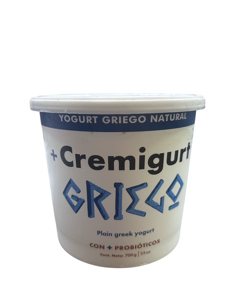 CREMIGURT GRIEGO NATURAL S/A 700GR