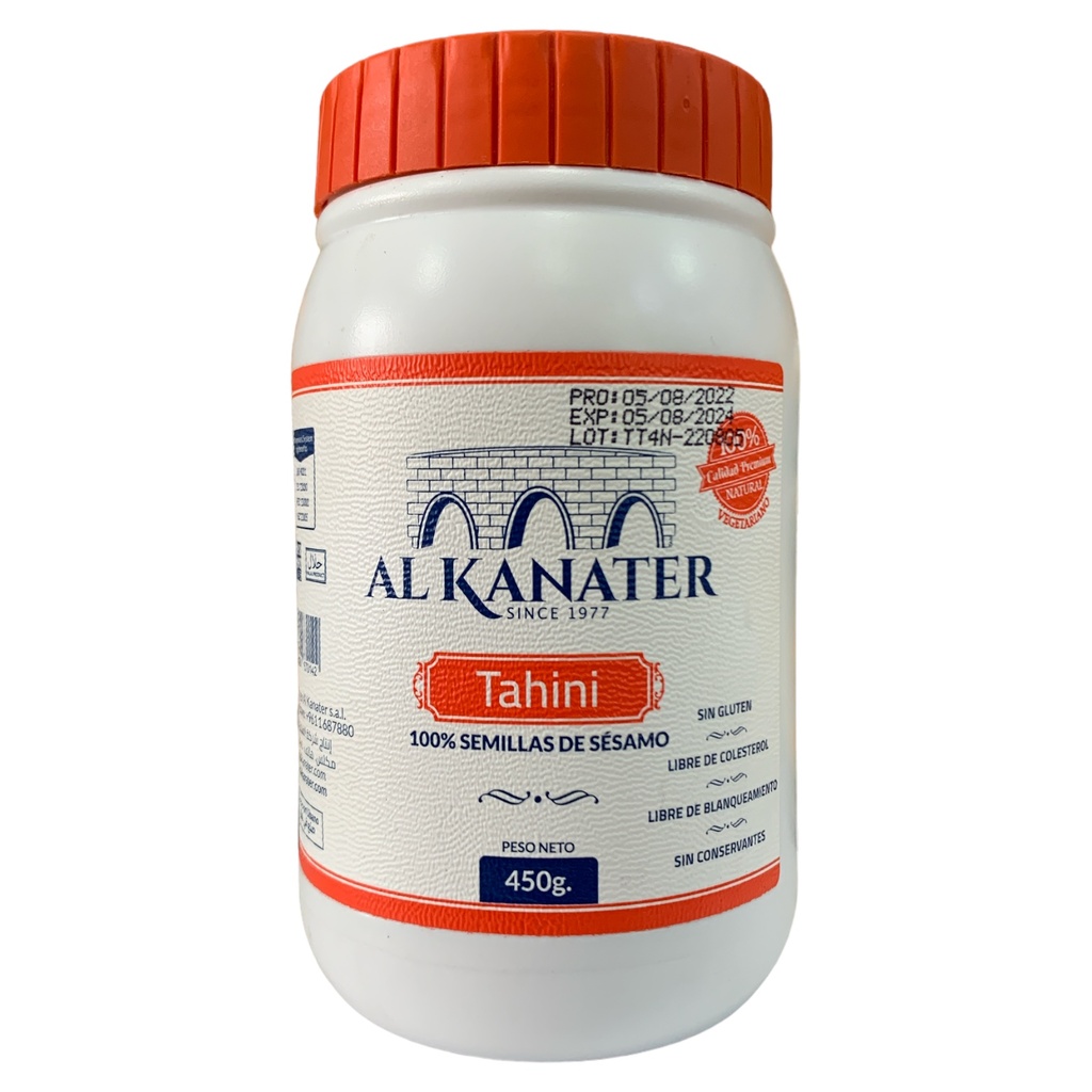 TAHINI CREMA DE AJONJOLI AL KANATER 450GR