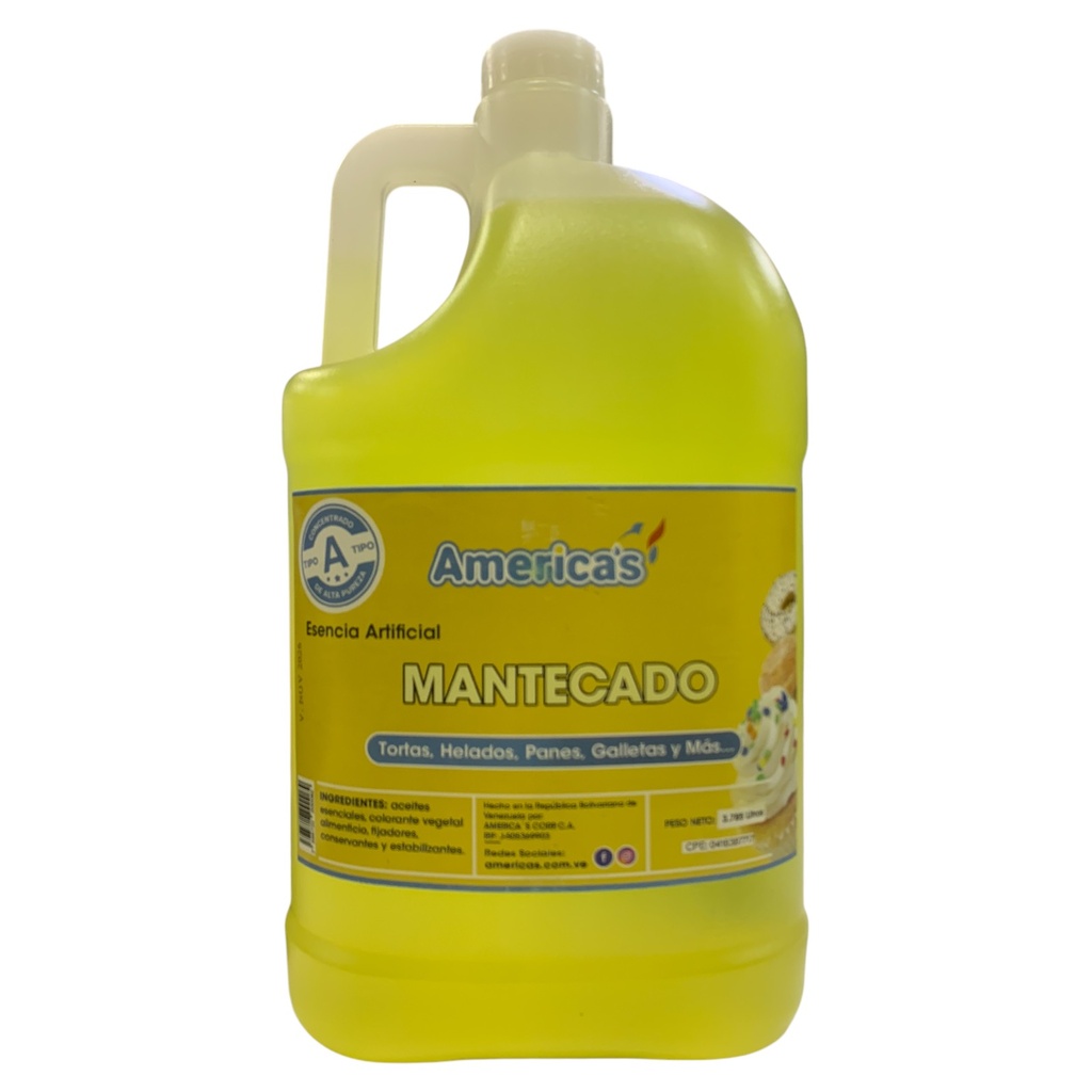 ESENCIA MANTECADO AMERICAS 3.785 LT