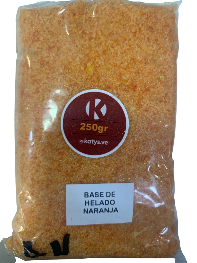 BASE PARA HELADO DE NARANJA X KG