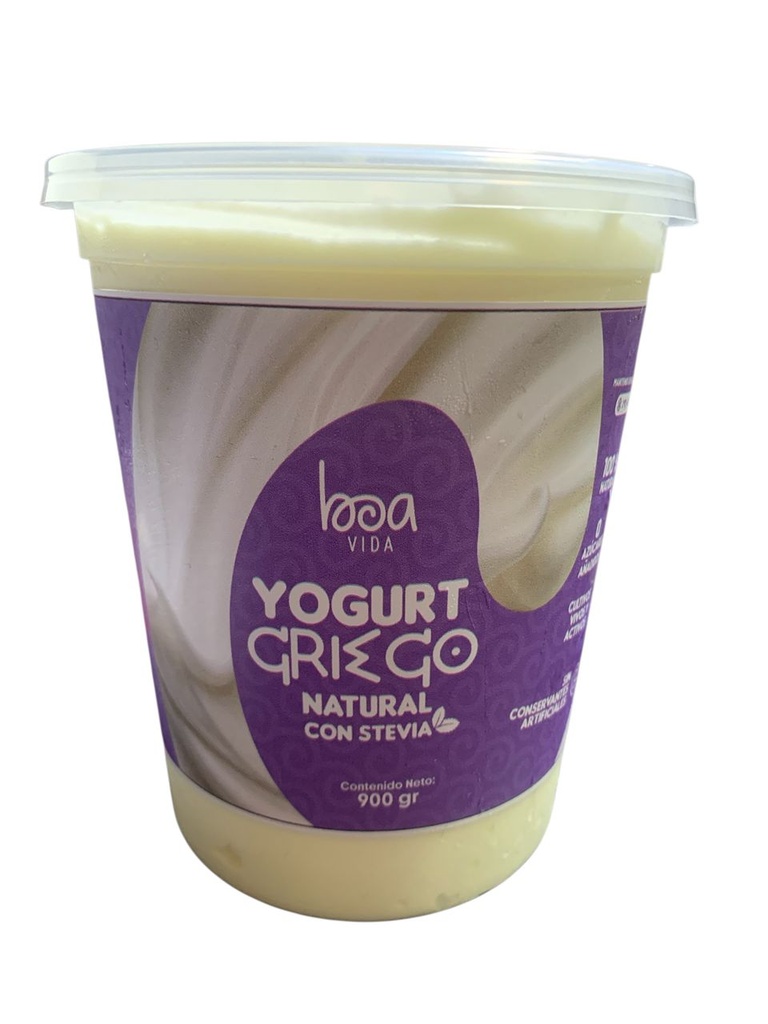 YOGURT GRIEGO C/ STEVIA 900GR BOA VIDA