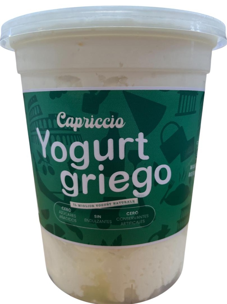 YOGURT  GRIEGO SIN ENDULZANTE CAPRICCIO 900GR
