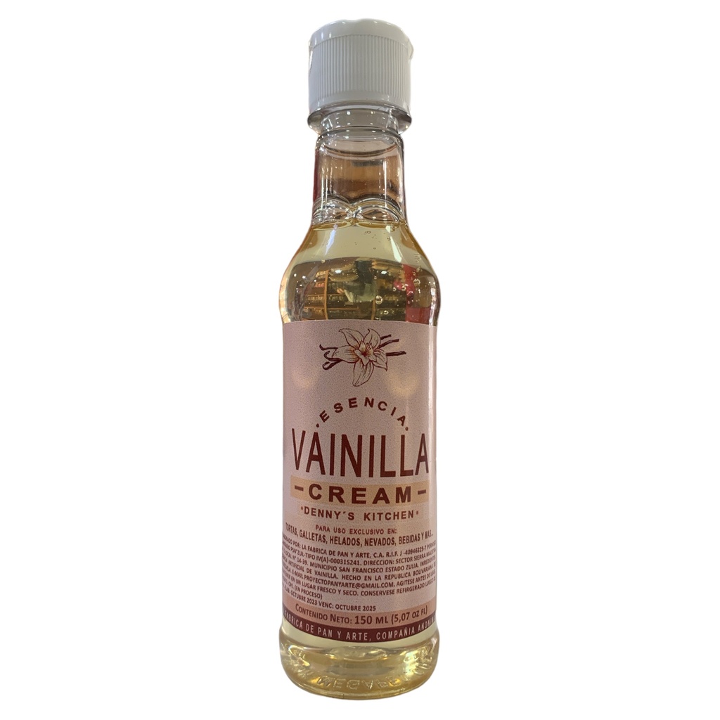 ESENCIA DE VAINILLA OSCURA Y BLANCA 150 ML DENNYS KITCHEN