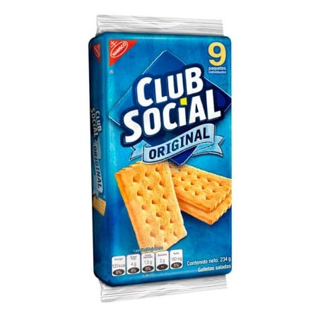 GALLETAS CLUB SOCIAL ORIGINAL PAQUETE 6UND