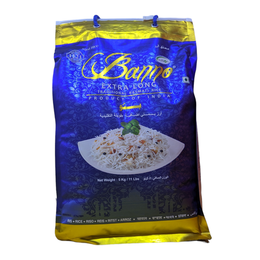 [K0284] ARROZ BASMATI 5KG BANNO