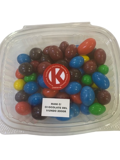 [K372] MANI CON CHOCOLATE DE COLORES DEL MUNDO X KG
