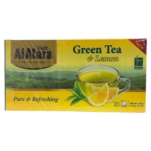 [K527] TE ALATARA GREEN TEA & LEMON-TE VERDE CON LIMON 20 SOBRES