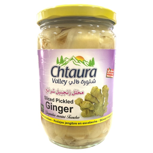 [K1098] SLICED PICKLED GINGER CHTAURA VALLEY 660GR