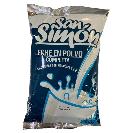 [K1341] LECHE EN POLVO COMPLETA SAN SIMON 400GR