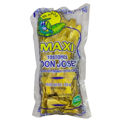 [K1492] MAXI TOSTONES DON JOSE SABOR A NATURAL 150GR