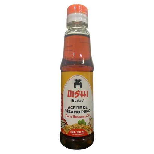 [K1929] ACEITE DE SÉSAMO PURO OISHI 150ML (KALDINI)